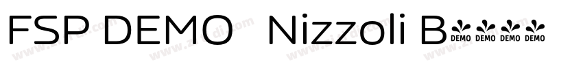 FSP DEMO   Nizzoli B字体转换